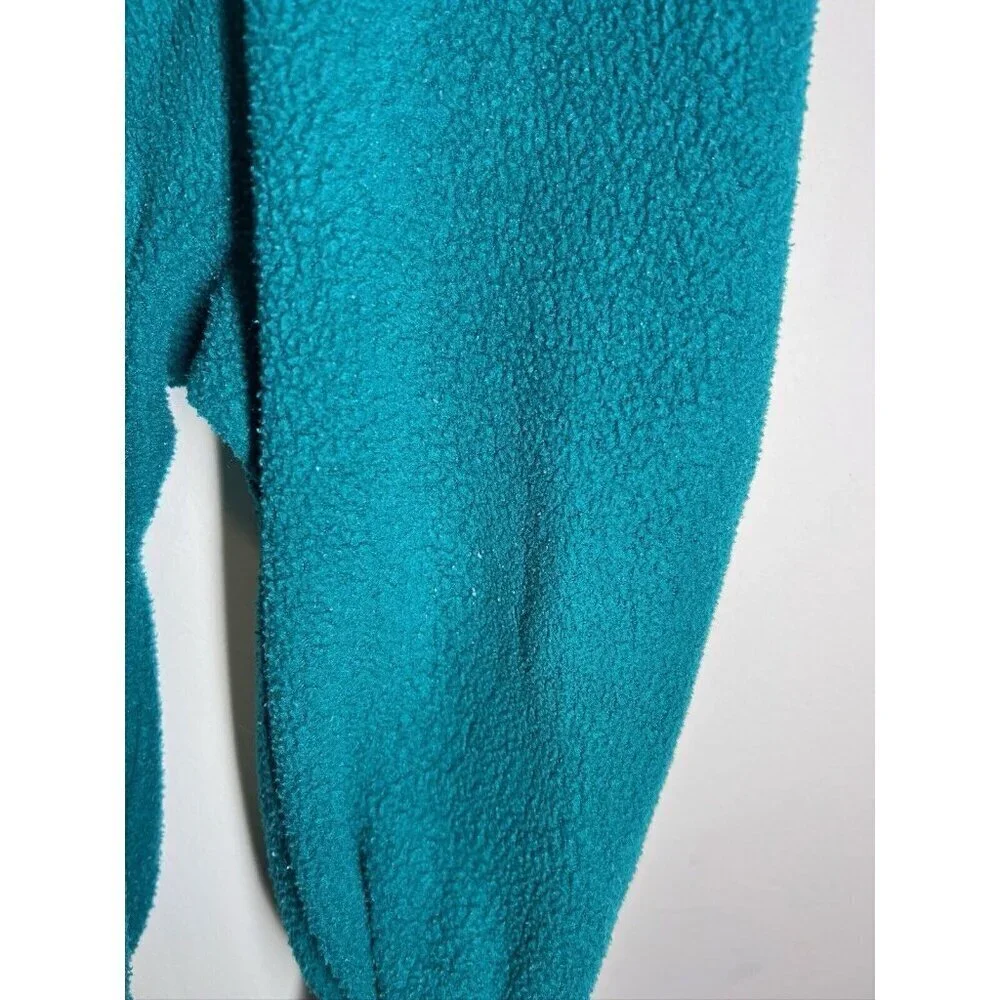 Vintage Toddler Carters One Piece Fleece Green Football 2t